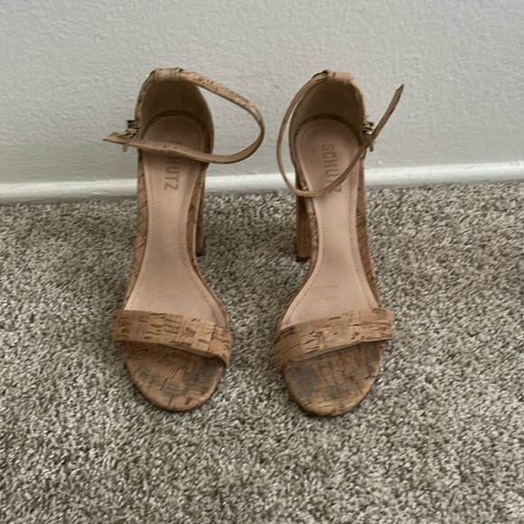 Schutz cork chunky heel - Picture 3 of 5